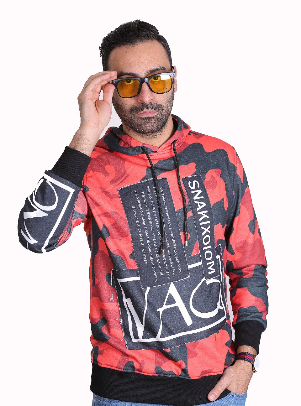 هودی کلاه دار نارنجی